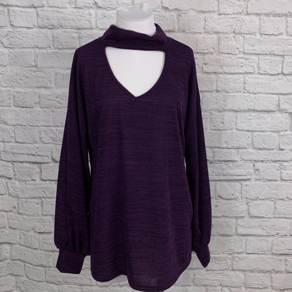 dark purple sweater